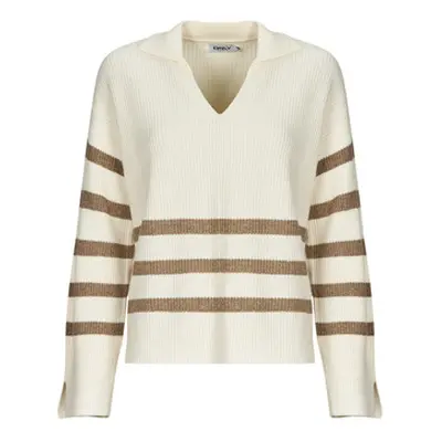 Only ONLMONNA women's Sweater in White