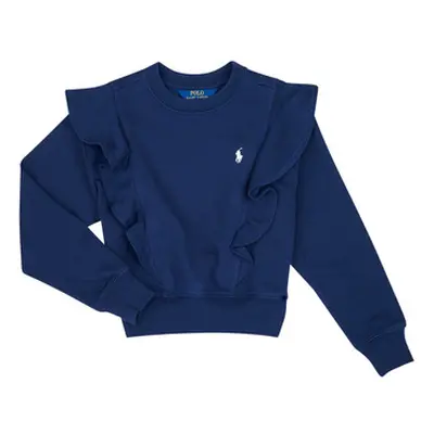 Polo Ralph Lauren RFFLFRNTPO-KNIT SHIRTS-PULLOVER girls's Children's Sweatshirt in Marine