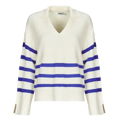 Only ONLMONNA women's Sweater in White