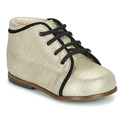 Little Mary MEGGIE girls's Children's Shoes (High-top Trainers) in Gold