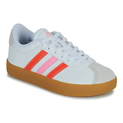 Adidas VL COURT 3.0 K girls's Children's Shoes (Trainers) in White