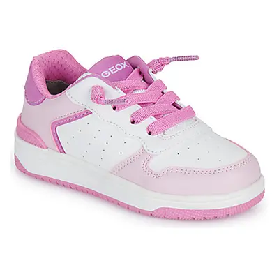 Geox J WASHIBA GIRL girls's Children's Shoes (Trainers) in Pink