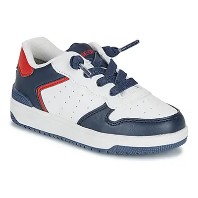 Geox J WASHIBA BOY boys's Children's Shoes (Trainers) in White