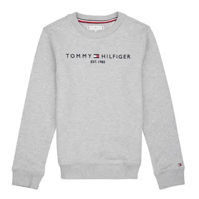 Tommy Hilfiger ESSENTIAL SWEATSHIRT girls's Children's Sweatshirt in Grey