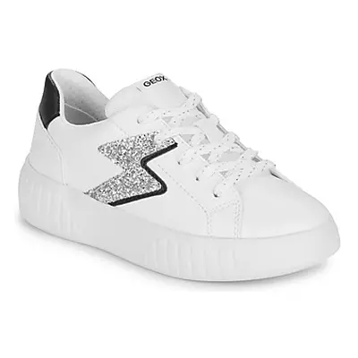 Geox J MIKIROSHI GIRL girls's Children's Shoes (Trainers) in White