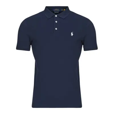 Polo Ralph Lauren POLO AJUSTE SLIM FIT EN COTON STRETCH MESH men's Polo shirt in Marine