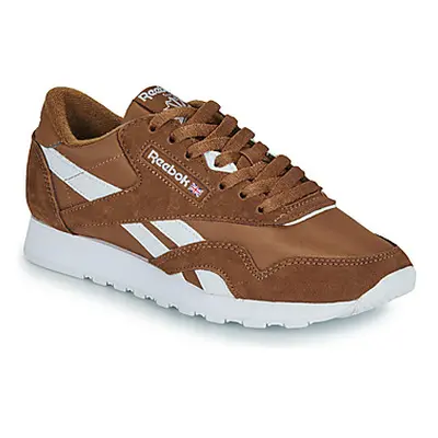 Reebok Classic CLASSIC LEATHER NYLON women's Shoes (Trainers) in Brown