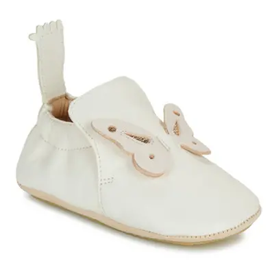 Easy Peasy MY BLUBLU PAPILLON girls's Children's Slippers in White