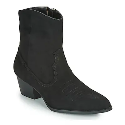 Vanessa Wu - women's Low Ankle Boots in Black