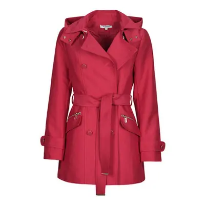 Morgan GLADIA women's Trench Coat in Red