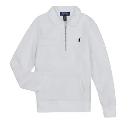 Polo Ralph Lauren LS HZ M7-KNIT SHIRTS-SWEATSHIRT girls's Children's Sweatshirt in White