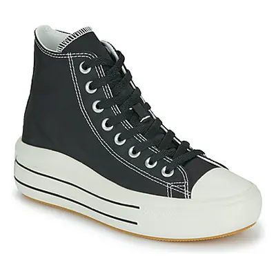 Converse CTAS MOVE PLATFORM RETRO SPORT women's Shoes (High-top Trainers) in Black