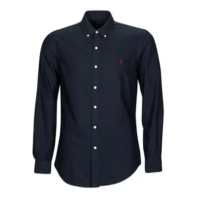 Polo Ralph Lauren SL BD PPC SP-LONG SLEEVE-SPORT SHIRT men's Long sleeved Shirt in Marine