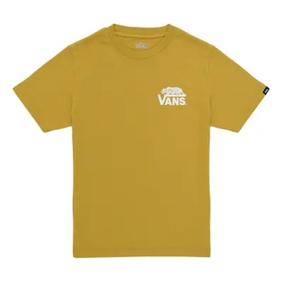 Vans Sneaky SS boys's Children's T shirt in Yellow