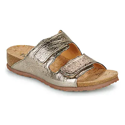 Think JULIA women's Mules / Casual Shoes in Silver