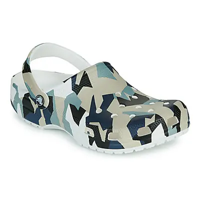 Crocs Geo Camo Clog men's Clogs (Shoes) in White