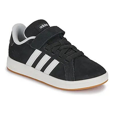 Adidas GRAND COURT 00s EL C girls's Children's Shoes (Trainers) in Black