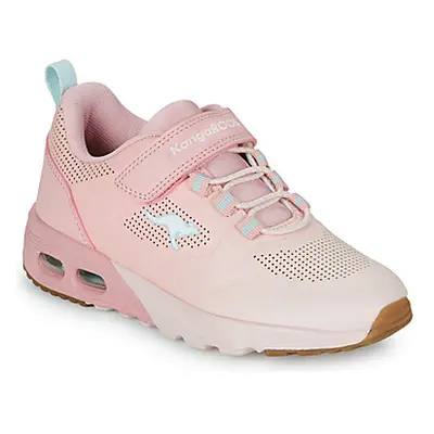 Kangaroos KX-Bases EV girls's Children's Shoes (Trainers) in Pink