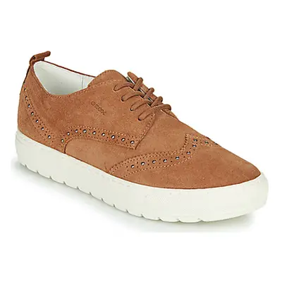 Geox D BREEDA women's Shoes (Trainers) in Brown