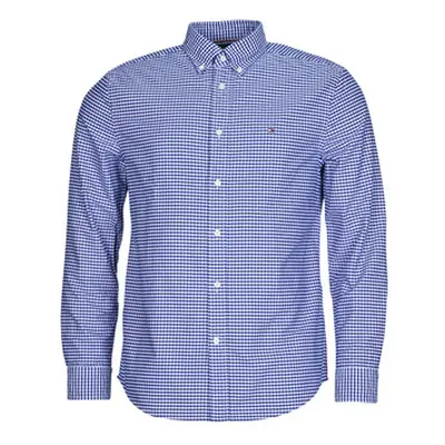 Tommy Hilfiger HERITAGE OXFORD GINGHAM RF SHIRT men's Long sleeved Shirt in Blue