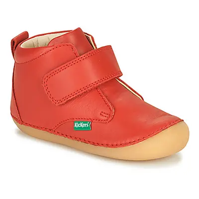 Kickers SABIO girls's Children's Mid Boots in Red