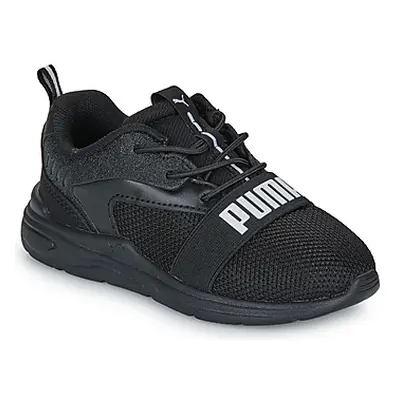 Puma Soft Wired 2 AC Inf boys's Children's Sports Trainers (Shoes) in Black