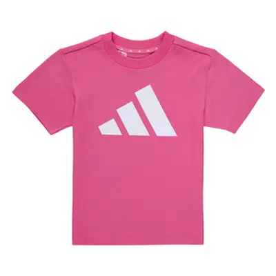 Adidas JC9718 girls's Children's T shirt in Pink