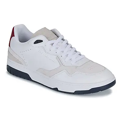 Tommy Hilfiger TH BASKET BETTER RWB LTH men's Shoes (Trainers) in White