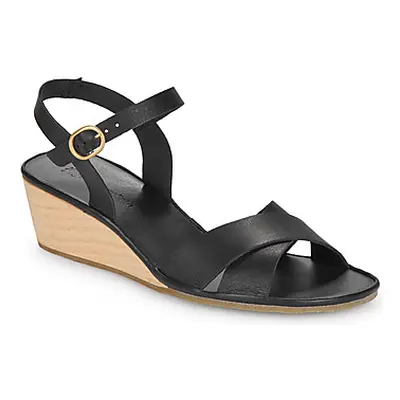 El Naturalista GAIA women's Sandals in Black