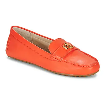 Lauren Ralph Lauren BARNSBURY women's Loafers / Casual Shoes in Orange