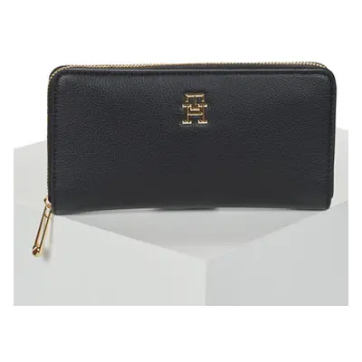 Tommy Hilfiger TH SOFT LOGOTAPE LRG ZA women's Purse wallet in Black