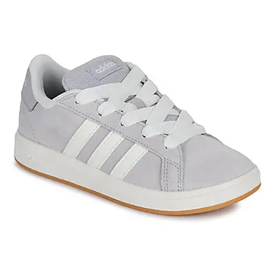 Adidas GRAND COURT 00s K girls's Children's Shoes (Trainers) in Grey