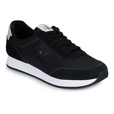 Calvin Klein Jeans RETRO RUNNER ICONIC SNK men's Shoes (Trainers) in Black