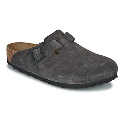 Birkenstock Boston LEVE Velvet Grey men's Mules / Casual Shoes in Grey