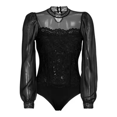 Morgan TWIST women's Leotards in Black