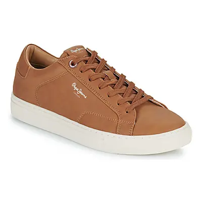 Pepe jeans JOE BASIC men's Shoes (Trainers) in Brown