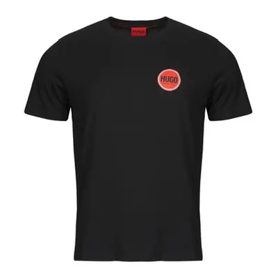 HUGO Danetchorb men's T shirt in Black