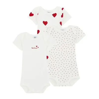 Petit Bateau A00BB-00 girls's Sleepsuits in White