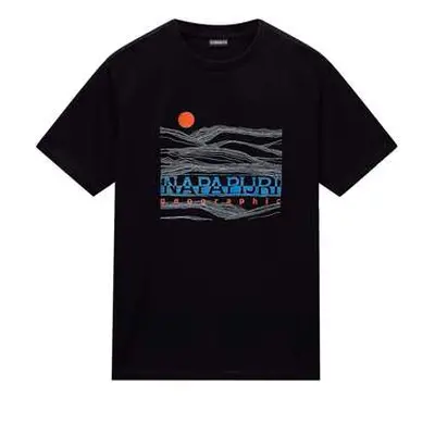 Napapijri S Buti T-Shirt Black men's in Black