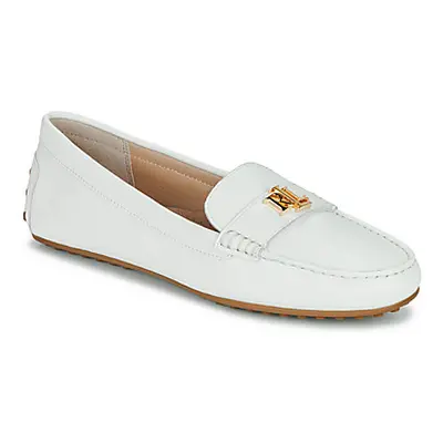 Lauren Ralph Lauren BARNSBURY women's Loafers / Casual Shoes in White