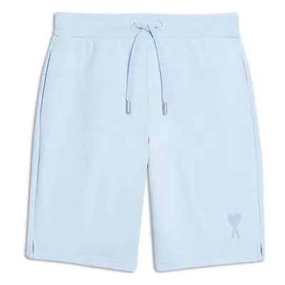 Ami Paris Men's Baby Blue Paris Embroidered Logo Shorts men's in Blue