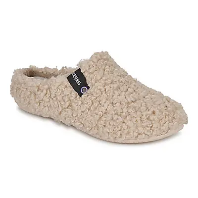 Verbenas YORK CURLY women's Slippers in Beige