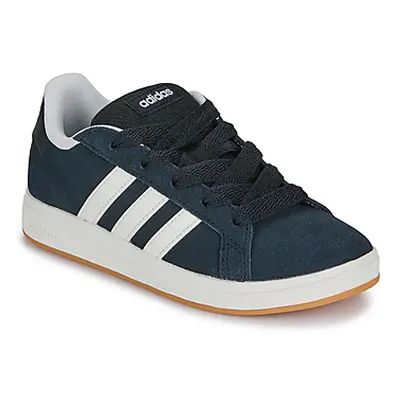 Adidas GRAND COURT 00s K boys's Children's Shoes (Trainers) in Black