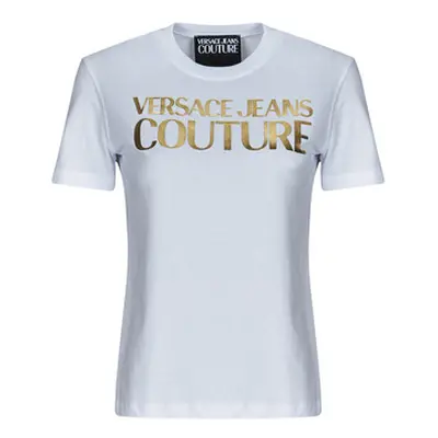 Versace Jeans Couture 78HAHT01 women's T shirt in White