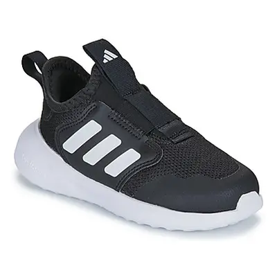 Adidas TENSAUR COMFORT AC I girls's Children's Slip-ons (Shoes) in Black