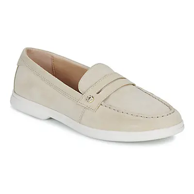 Geox D XAND 3 women's Loafers / Casual Shoes in Beige