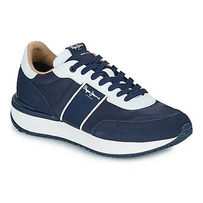 Pepe jeans BUSTER CLUB M men's Shoes (Trainers) in Marine