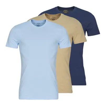 Polo Ralph Lauren S/S CREW 3 PACK CREW UNDERSHIRT men's T shirt in Multicolour