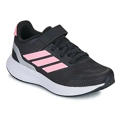 Adidas RUNFALCON 5 EL C girls's Children's Sports Trainers in Black