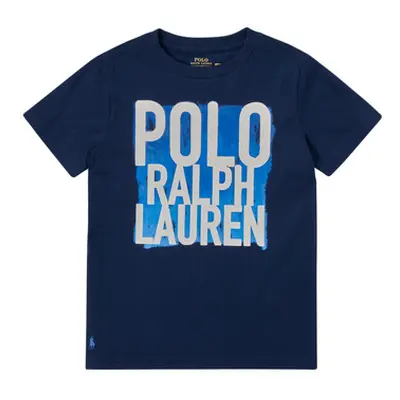 Polo Ralph Lauren TITOUALII boys's Children's T shirt in Blue